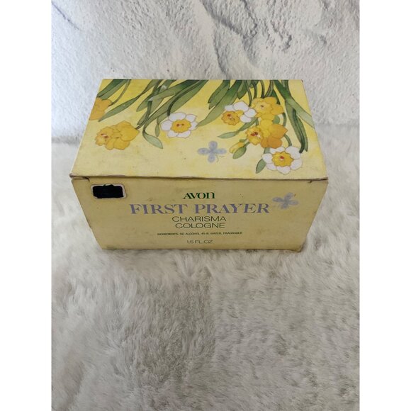 Vintage 1976 AVON First Prayer Charisma Cologne 1.5 fl oz - Picture 3 of 5